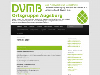 dvmb-augsburg.de Webseite Vorschau