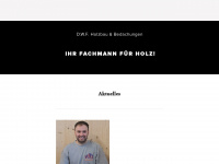dwf-holzbau.ch Webseite Vorschau