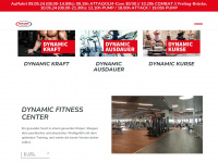 dynamic-fitness.ch Webseite Vorschau
