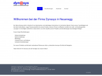 dynasys.ch Webseite Vorschau