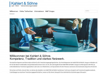kahlert-soehne.de Webseite Vorschau