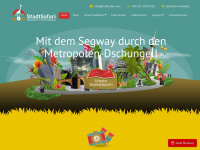 stadtsafari.com Webseite Vorschau