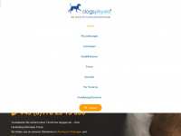 dogsphysio.de Webseite Vorschau