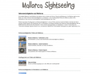 mallorca-sightseeing.de Webseite Vorschau