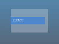 e-fortune.de Webseite Vorschau