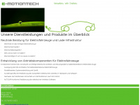 e-motiontech.de Webseite Vorschau