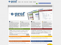 e-prof.de Webseite Vorschau
