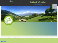 e-werk-winkler.at Webseite Vorschau