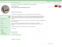 eagle-productions.de Webseite Vorschau