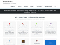 easy-phone.de Webseite Vorschau