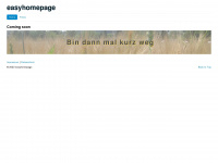 easyhomepage.ch Webseite Vorschau