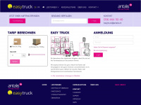 easytruck.ch Webseite Vorschau