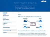 ebca.de Webseite Vorschau