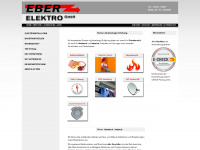 eber-elektro.de Webseite Vorschau