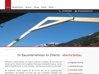 eberharterbau.at Webseite Vorschau