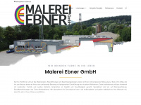ebner-malerei.at Webseite Vorschau