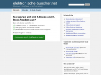 elektronische-buecher.net Webseite Vorschau