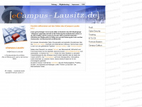 ecampus-lausitz.de Webseite Vorschau