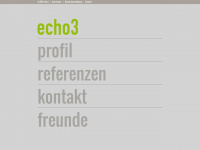 echo3.de Webseite Vorschau