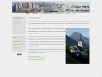 echodesalpes-charmey.ch Webseite Vorschau