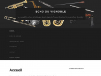 echoduvignoble.ch Webseite Vorschau