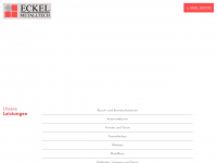 eckel-metalltech.de Webseite Vorschau