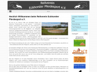 eckhorster-pferdesport.de Webseite Vorschau