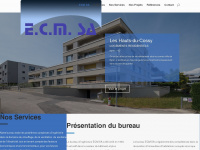 ecmsa.ch Webseite Vorschau