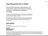 ecmt.ch Webseite Vorschau