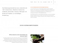 ecos.ch Webseite Vorschau
