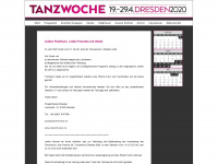 tanzkalender-dresden.de Webseite Vorschau
