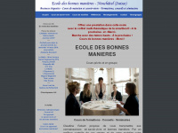 ecole-bonnes-manieres.ch Webseite Vorschau