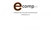 ecomp.ch Webseite Vorschau