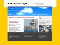 econopac.ch Webseite Vorschau