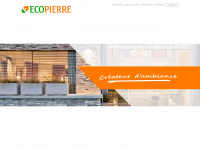 ecopierre.ch Webseite Vorschau