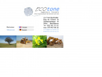ecotone.ch Webseite Vorschau