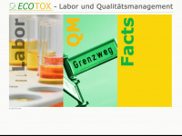 ecotox.de Webseite Vorschau