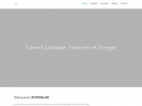 ecovalue.ch Webseite Vorschau