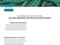 ed-line.de Webseite Vorschau