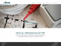 edeco.ch Webseite Vorschau