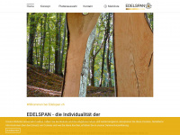 edelspan.ch Webseite Vorschau