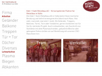 edelundstahl-metallbau.ch Webseite Vorschau