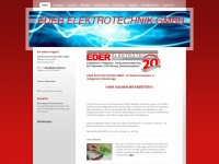 eder-elektrik.at Webseite Vorschau