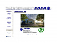 eder-maschinenbau.at Webseite Vorschau