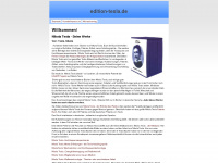 edition-tesla.de Webseite Vorschau