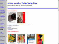 edition-tranvia.de Webseite Vorschau