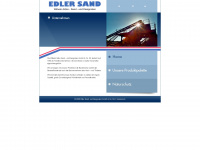edler-sand.de Webseite Vorschau