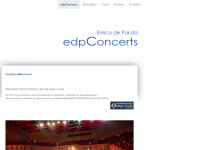 edp-concerts.de Webseite Vorschau