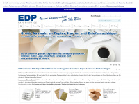 edp-paper-office.de Webseite Vorschau