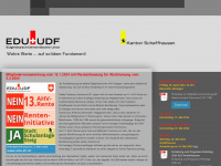 edu-sh.ch Webseite Vorschau